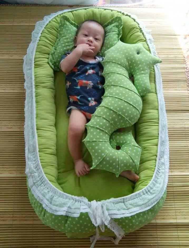 Giường ngủ cho bé nhồi bông|giường ngủ bông trẻ em