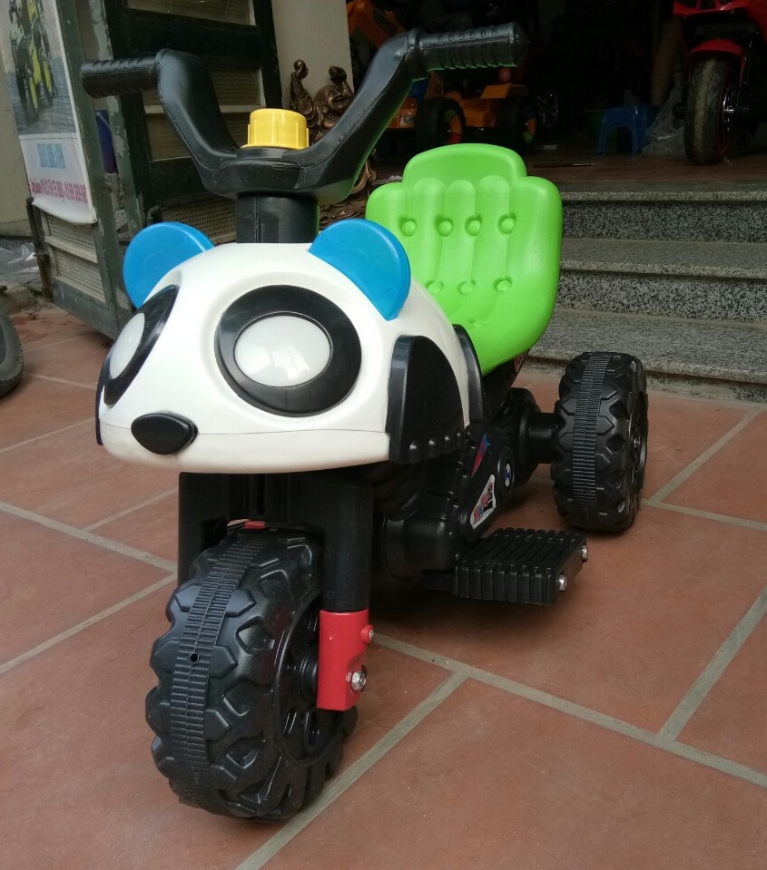 Xe máy điện trẻ em Gấu Panda 008