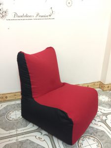 Ghế lười hạt xốp dáng sofa đơn SF02
