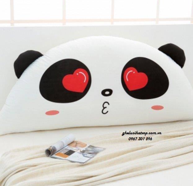 Gối tựa đầu giường hình thú Panda Love GĐG09 